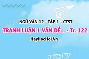 Soạn bài Tranh luận một vấn đề có ý kiến trái ngược trang 122, 123, 124 Ngữ văn 12 Chân trời sáng tạo